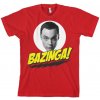 Big Bang Theory - Bazinga Sheldons Head (tričko) S