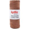 MACRAME CORD FINE 2,5mm Katia Farby MACRAME CORD FINE: 214 medená hnedá - NOVÁ