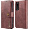 DG.MING 38320 DG.MING Peňaženkový obal 2v1 Samsung Galaxy S22 Plus 5G červený
