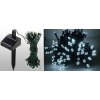 Greenenergy-lighting LED vianočné osvetlenie solárne, 12m reťaz, IP44,studená biela