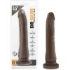 Dr. Skin 8,5 - realistické dildo s prísavkou - hnedé (20,5cm)