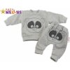 Baby Nellys Tepláková Súprava Medvedík-granát-80