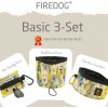 Firedog Basic 3-Set nylon Doggies žltý