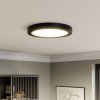 Paulmann Abia LED panel Ø 30cm 2 700K čierna matná - 70984