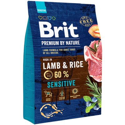Brit Premium by Nature Sensitive granuly jahňa 3 kg