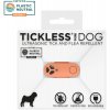 Dobíjateľný ultrazvukový odpudzovač kliešťov pre psov a mačky Tickless Mini Dog Hot Peach