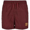 Urban Classics Detské plavky boys Block Swim Shorts cherry