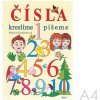 Omaľovánka A4 Litera - Čísla kreslíme, píšeme