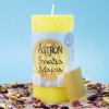 Sviečka želania Astron - valec 11 cm, Žltá