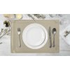 EUROFIRANY SADA 4 KS PRESTIERANIE NA STÔL MELINDA 40X30 CM BÉŽOVÁ