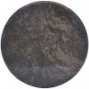 Stolová doska čierna Ø50x2,5 cm mramor-ForU-149193