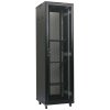XtendLan 47U/600x1000 stojanový, čierny, perforované dvere a chrbát