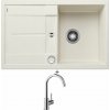 Blanco METRA 45 S biela soft + excentrické ovládanie + Blanco MIDA chróm 517742