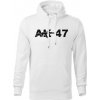 Waragod pánska mikina s kapucňou ak47 biela