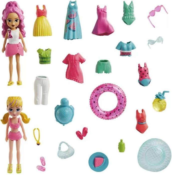 Mattel Polly Pocket Ovocný bazén Fun Fashion Pack