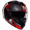 AGV prilba K-3 Striga matt black/grey/red - L