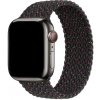 MojRemienok.sk Pletený navliekací remienok pre Apple Watch 38 mm/40 mm/41 mm/42 mm - veľkosť M Farba: čierna unity