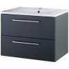 Sanotechnik Spodná kúpeľňová skrinka Fiora antracitová 70,5 x 51 x 52 cm
