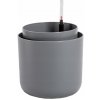 Kvetináč plast sivý Plastia 16 cm x 16,6 x 16 cm