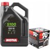 Olej MOTUL 5100 10W40 4T 4L + FILTR K&N KN138 SUZUKI Gsf Gsxr GSxf Sv Gsx