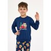 Detské vianočné pyžamko Cornette Kids Boy 593/172 Teddy 2 Christmas 86-128 tmavo modrá 98-104