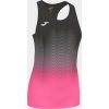 Joma Dámske tielko ELITE VII TANK TOP BLACK-FLUOR PINK-WHITE Veľkosť: M