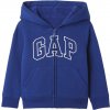 Detská mikina GAP, BABY modrá,biela, 2Y