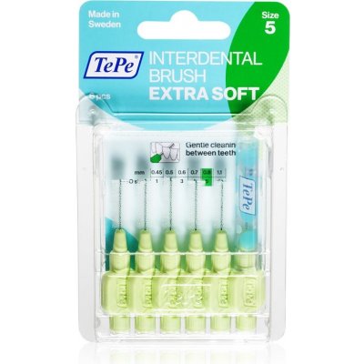 TePe Interdental Brush Extra Soft medzizubné kefky 0,8 mm 6 ks