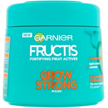 Garnier Fructis Grow Strong posilující maska pro slabé vlasy s tendencí vypadávat 300 ml