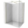 Mexen Kioto sprchová stena Walk-in 170 x 105 cm, transparentná, zlatá brúsená - 800-170-202-55-00-105