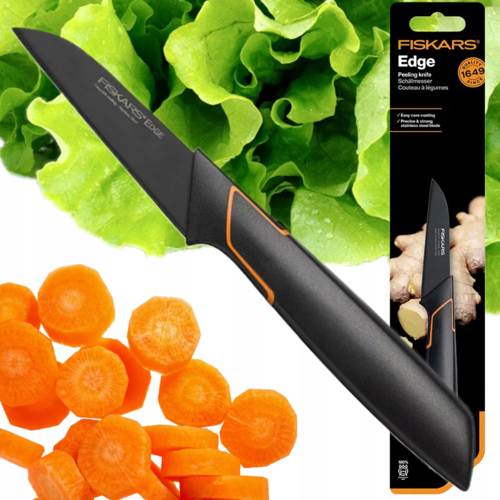 Fiskars 1003091 Edge nôž lúpací 8 cm