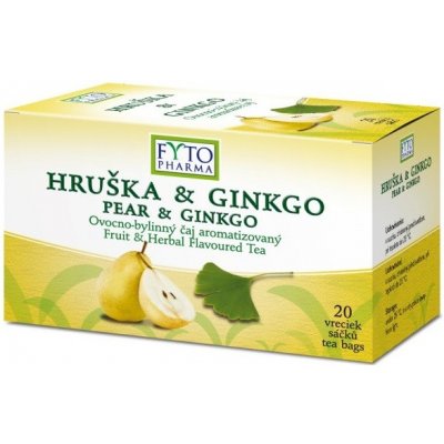 Fytopharma Ovocno bylinný čaj Hruška + Ginkgo 20 x 2 g