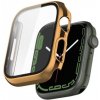 AppleKing pokovené ochranné puzdro s tvrdeným sklom pre Apple Watch 41 mm - zlaté - možnosť vrátiť tovar ZADARMO do 30tich dní