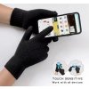 SWISSTEN WINTER SMARTPHONE GLOVES PÁNSKE ČIERNE