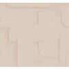 Esta Home 159379 3D Geometrická vliesová fototapeta na stenu, béžová, rozmery 3 x 2,79 m