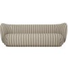 Ferm Living Pohovka Rico Louisiana, 3-miestna – piesková/off-white