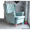 Kreslo Velvet Elegance Sky