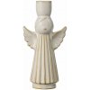 Ib Laursen Keramický svietnik Angel Cream 20 cm