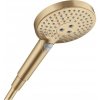 Hansgrohe Raindance Select S - Sprchová hlavica 120, 3 prúdy, EcoSmart, kefovaný bronz - 26531140