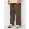 OBEY Bigwig Baggy Denim (wren faded wash) 32, hnedá