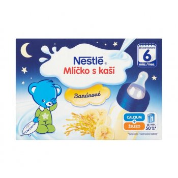 Nestlé Mliečko s kašou Banánové 2 x 200 ml