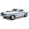 Maisto - Ford Mustang GT Cobra Jet FB 1968, metal modrá, 1:18 (101231167B)