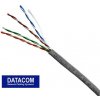 Datacom 1369 UTP, flex, Cat5e, PVC, 100m, šedý