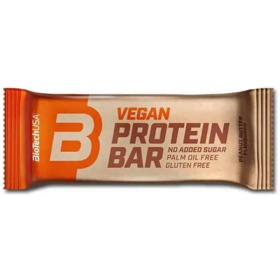 Biotech usa vegan protein bar 50g arašidové maslo