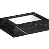 Kompaktná doska pod umývadlo s umývadlom Intedoor TRENTA Compact čierna x 60 cm až 160 cm x 50 cm S výrezom