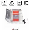 ASonic Ultrazvuková čistička 28l s funkciou odplynenia, 600W, 40kHz, 80°C