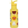 A Little Lovely Company - antikorová fľaša na pitie, 500 ml - zvierací kamaráti