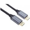 PremiumCord DisplayPort 1.4 8K prípojný kábel, kovové a pozlátené konektory, 5m kport10-05