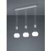 TRIO 342010307 MADISON závesné svietidlo SMD LED 3x8W/900lm 3000K matný nikel, biela, switchdimmer