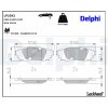 Sada brzdových platničiek, vždy 4 kusy v sade DELPHI LP3392